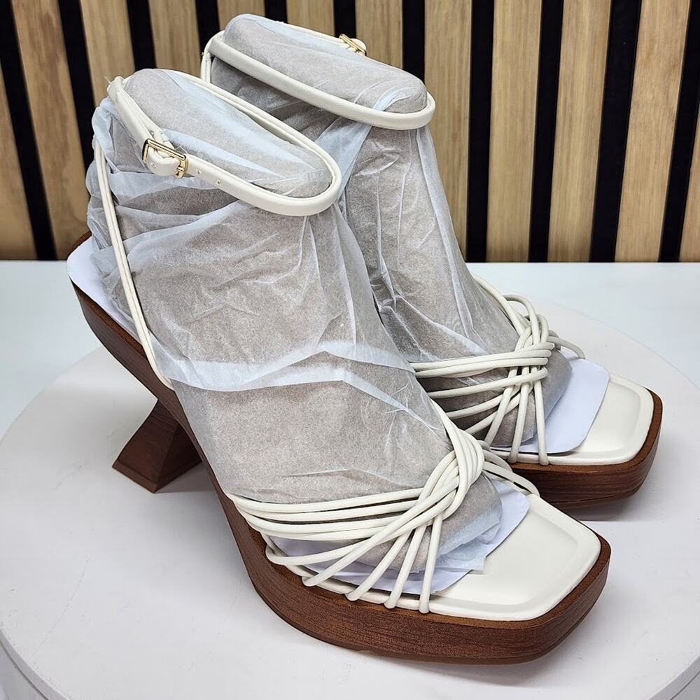 NEW - INC International Concepts Rashel Women’s Sculptural Heel Sandals Size 7 - Picture 1 of 10